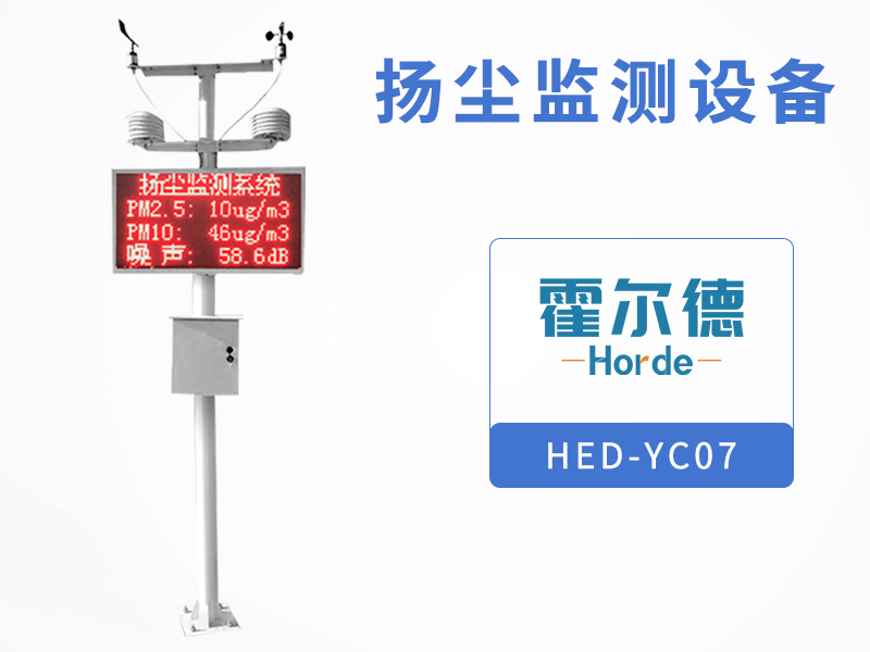 揚塵監測設備可監測PM2.5等環境因子