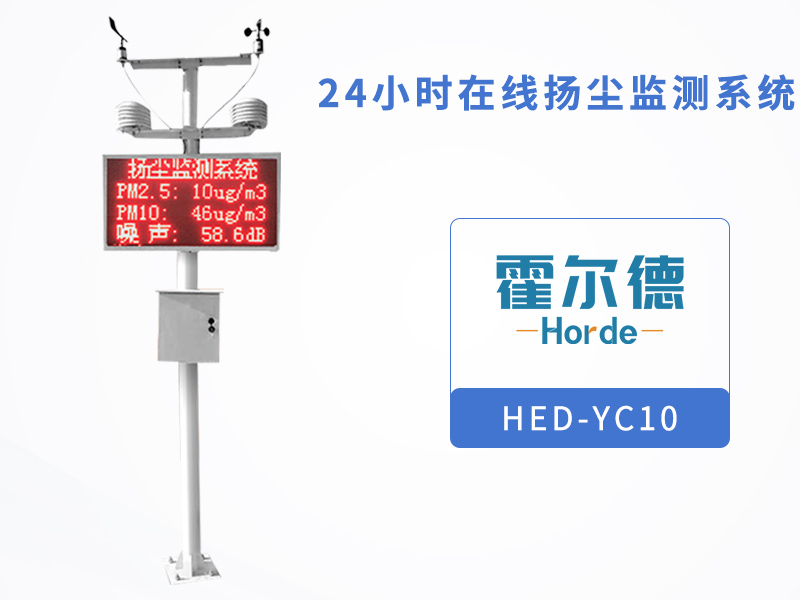 在線揚塵監測系統節省監測成本，提高效率